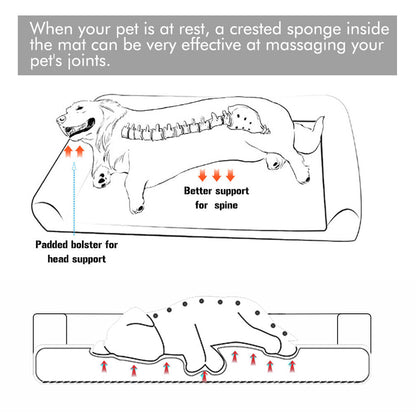 Extra Large Orthopedic Dog Bed With Removable Washable Cover Soft Sponge Foam Pet Mattress For Big  3