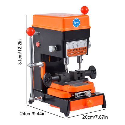 Professional 110V Key Duplicator Machine, Portable Car Key Cutting Machine for Hardware Stores, Locksmiths