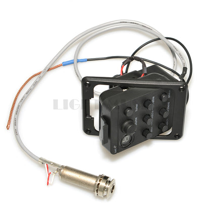 Presys 301 4 Band Acoustic Guitar Pickup with Tuner, Mic Blend Preamp, EQ, Soft Piezo, Beat Board