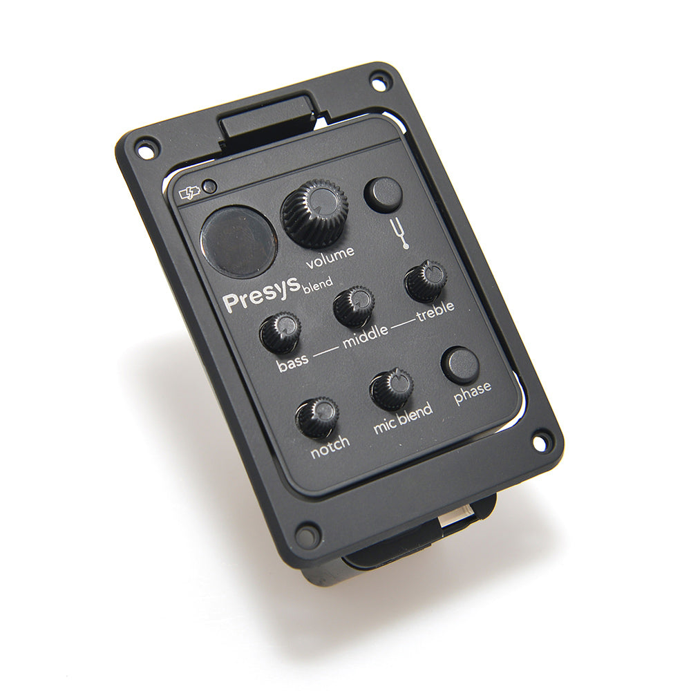 Presys 301 4 Band Acoustic Guitar Pickup with Tuner, Mic Blend Preamp, EQ, Soft Piezo, Beat Board