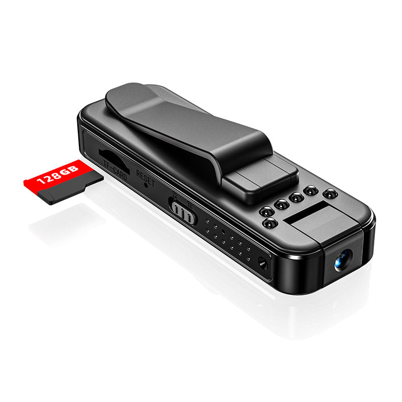 JOZUZE HD Portable Body Mini Camera, Small Digital Video Recorder, Infrared Night Vision Police BodyCam & Camcorder