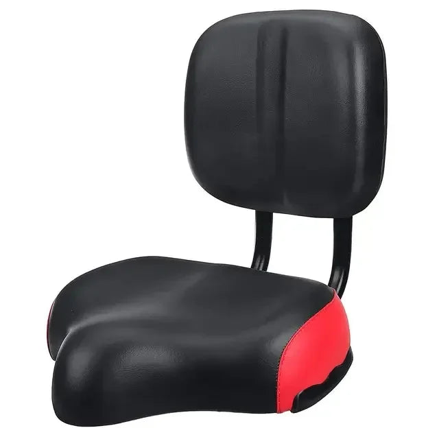 Premium Electric Bicycle Seat, Comfortable Enlarged, Thickened Cushion with Backrest for E-Bikes, Mountain Bikes