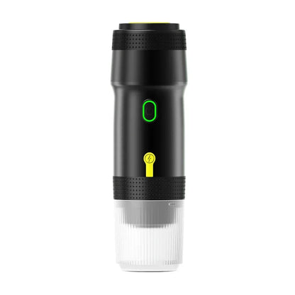 Electric Portable Coffee Machine, 3-in-1 Italian Espresso Maker for Car, Home Travel, Compatible with Capsules Ground