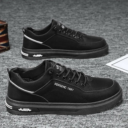 Autumn Mens New Breathable Work Safety Shoes, Trendy Casual Sports Shoes for Motorcycle Riders, Board Shoe Enthusiast