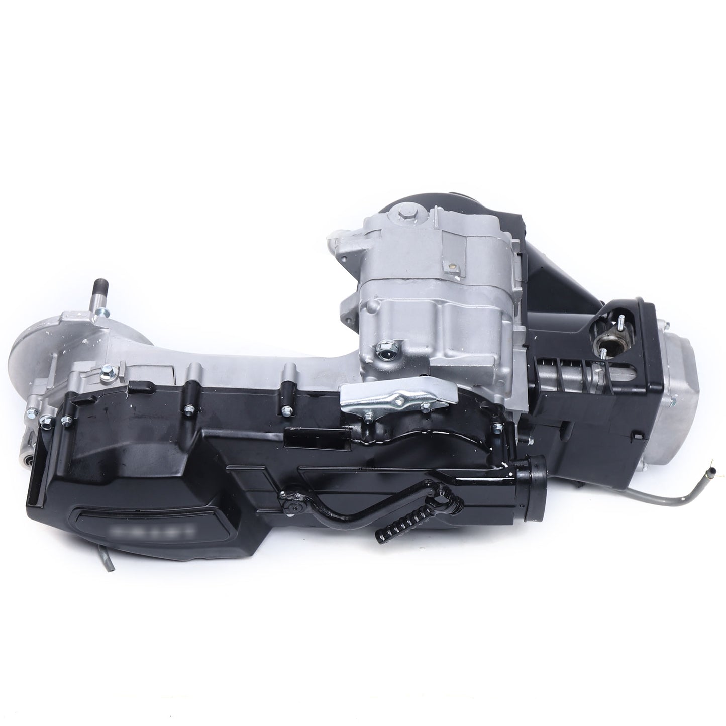4 Stroke 150CC ATV Go-Kart Engine, GY6 Air Cooled CVT Auto Clutch Motor Long Case, Durable Replacement Engine