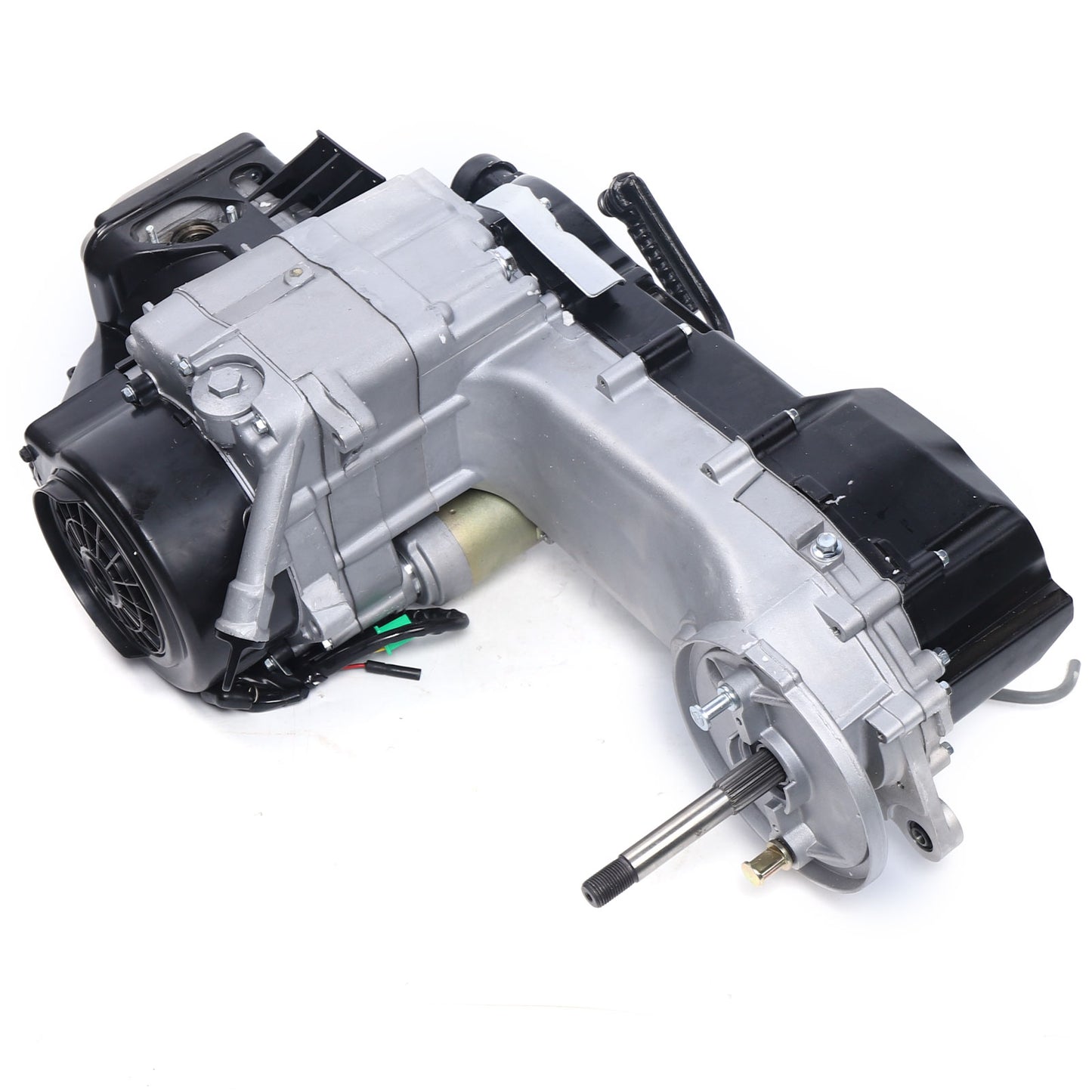 4 Stroke 150CC ATV Go-Kart Engine, GY6 Air Cooled CVT Auto Clutch Motor Long Case, Durable Replacement Engine