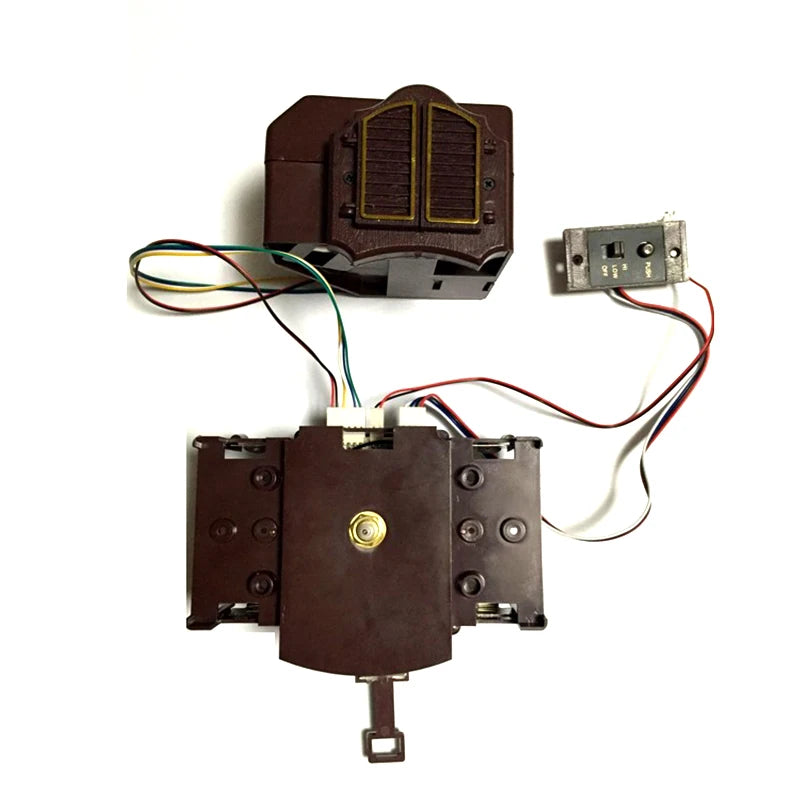 Vintage Large Cuckoo Clock Quartz Movement, Light Control Wall Clock, Bird Box Electronic Photosensitive Clock Accessory