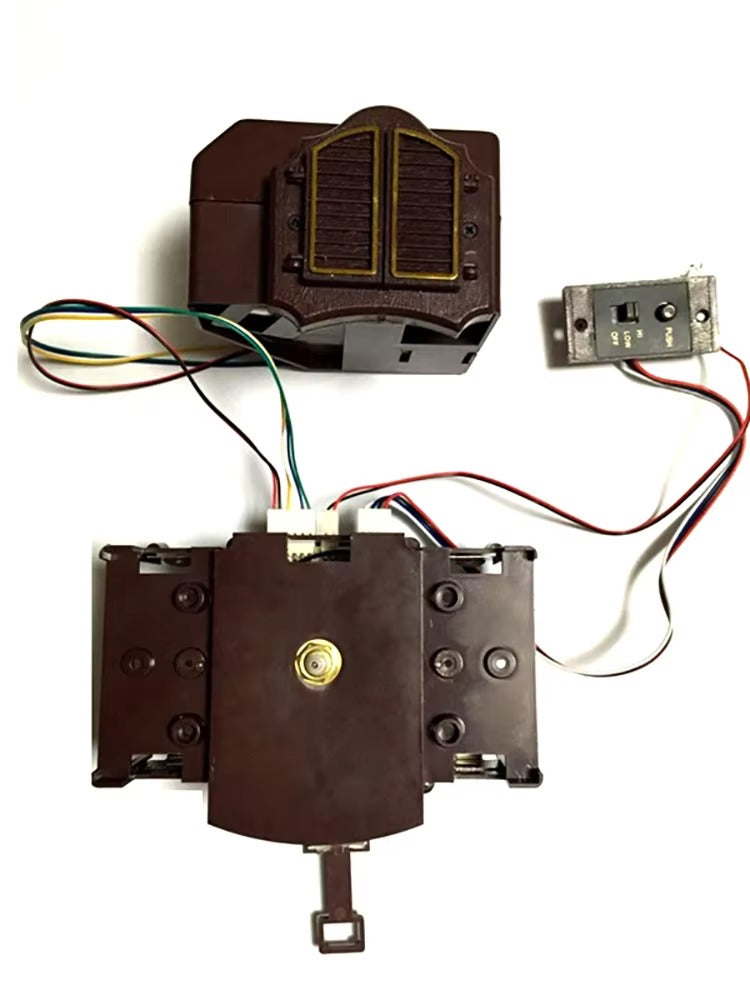 Vintage Large Cuckoo Clock Quartz Movement Light Control Wall Clock Bird Box Electronic Photosensit 1