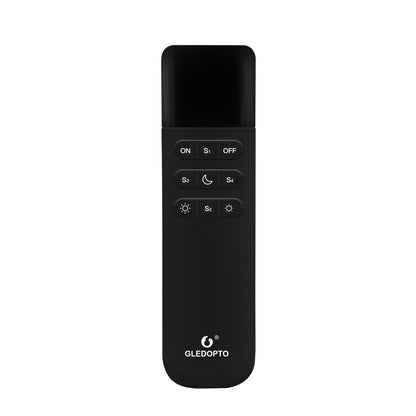 GLEDOPTO WLED Remote Control, WiFi Wireless LED Controller, Brightness Adjust, 4 Scenes Preset Night Light, 50M Distance