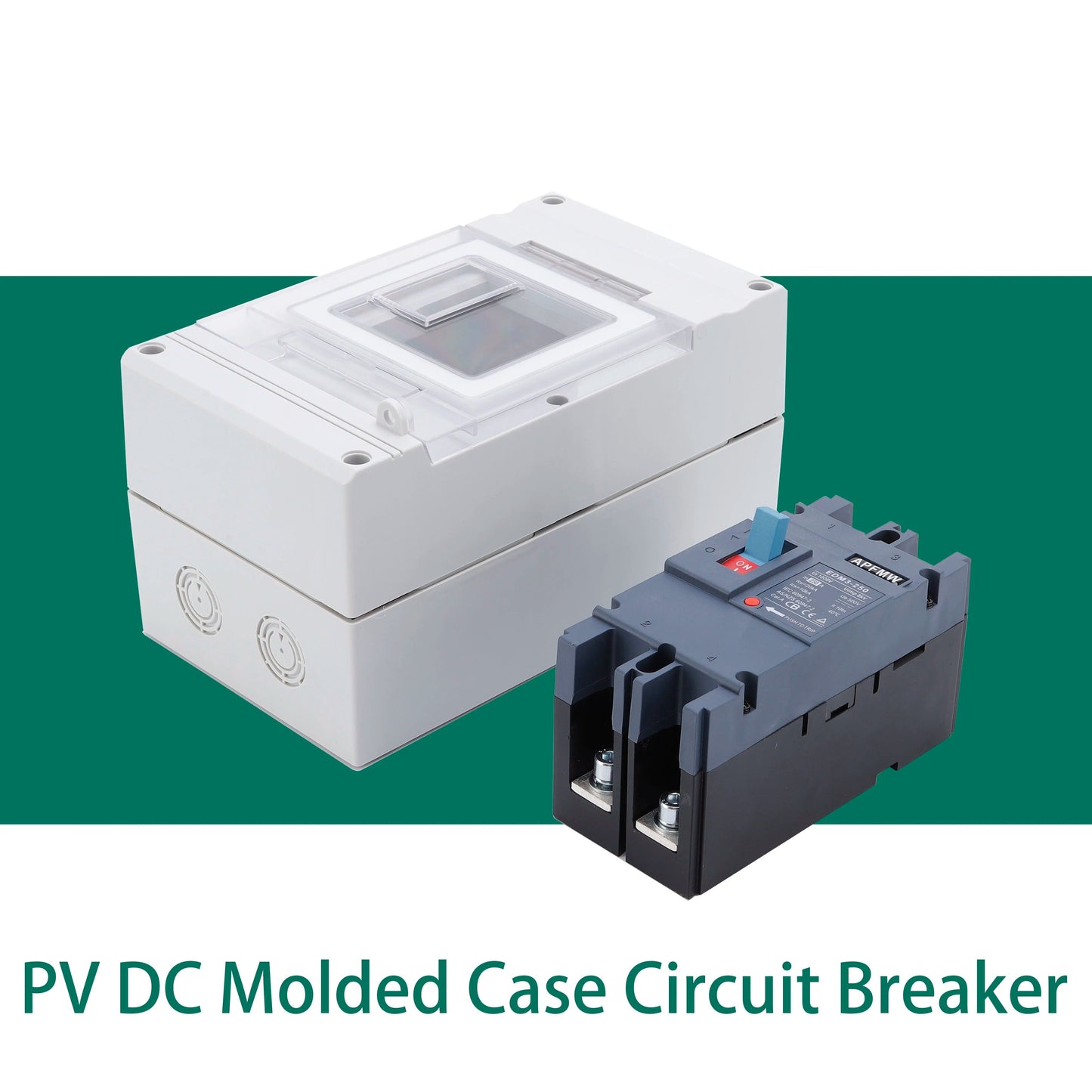 Solar DC Circuit Breaker with Overload Protection and Battery Isolator