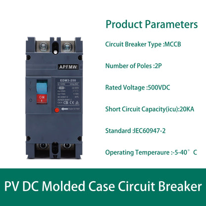 Solar DC Circuit Breaker With Overload Protection And Battery Isolator 1