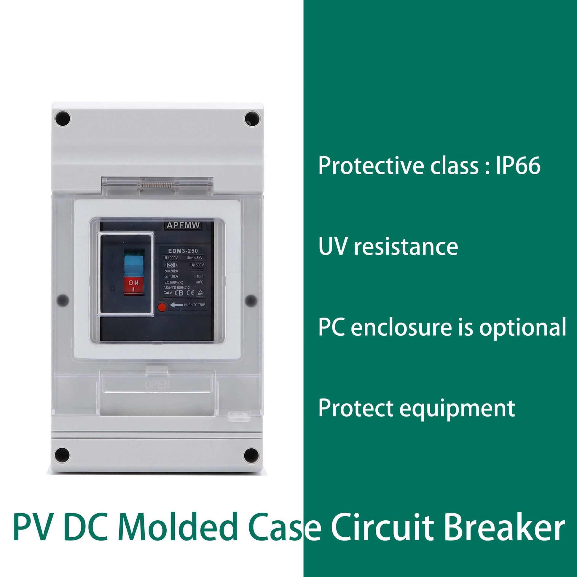 Solar DC Circuit Breaker With Overload Protection And Battery Isolator 4