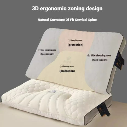 Ergonomic Capsule Neck Pillow  Breathable 3D Mesh Support For Restful Sleep 2