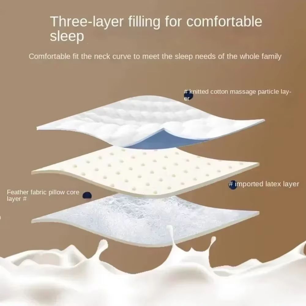 Ergonomic Capsule Neck Pillow  Breathable 3D Mesh Support For Restful Sleep 3