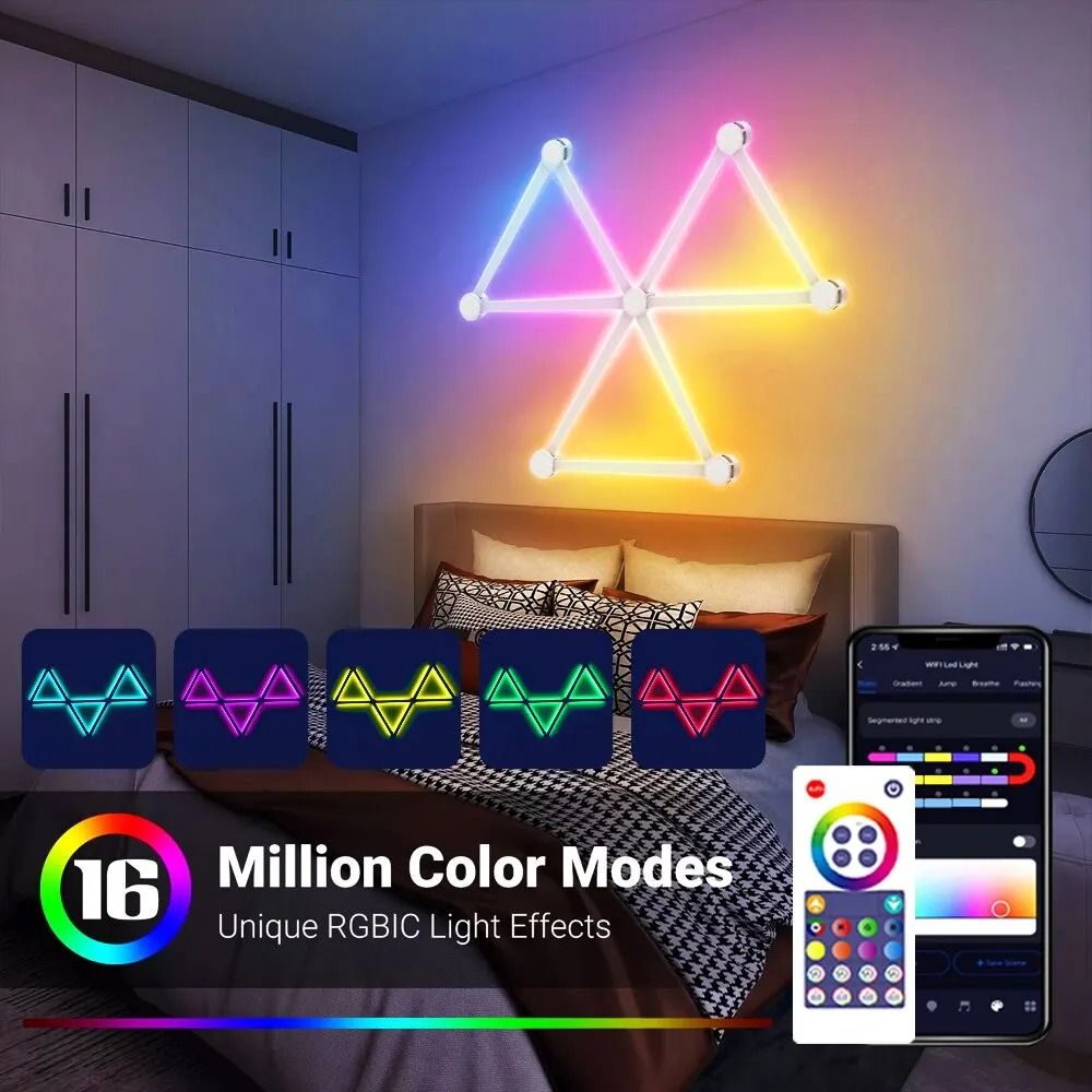 LED Smart Wall Lamp RGBIC Light Bar For Immersive Atmosphere Lighting 1