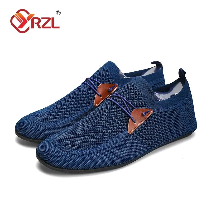 Breathable Mesh Loafers for Men – Slip-On Driving Shoes with Non-Slip Thin Sole