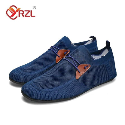 Breathable Mesh Loafers for Men – Slip-On Driving Shoes with Non-Slip Thin Sole