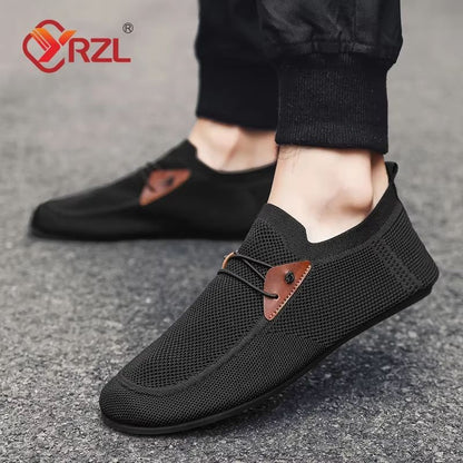 Breathable Mesh Loafers For Men  SlipOn Driving Shoes With NonSlip Thin Sole 3