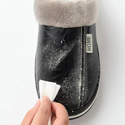 CozyStep Mens Winter Plush Slippers  Waterproof Warm  Durable 3