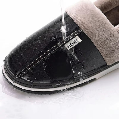 CozyStep Mens Winter Plush Slippers  Waterproof Warm  Durable 4