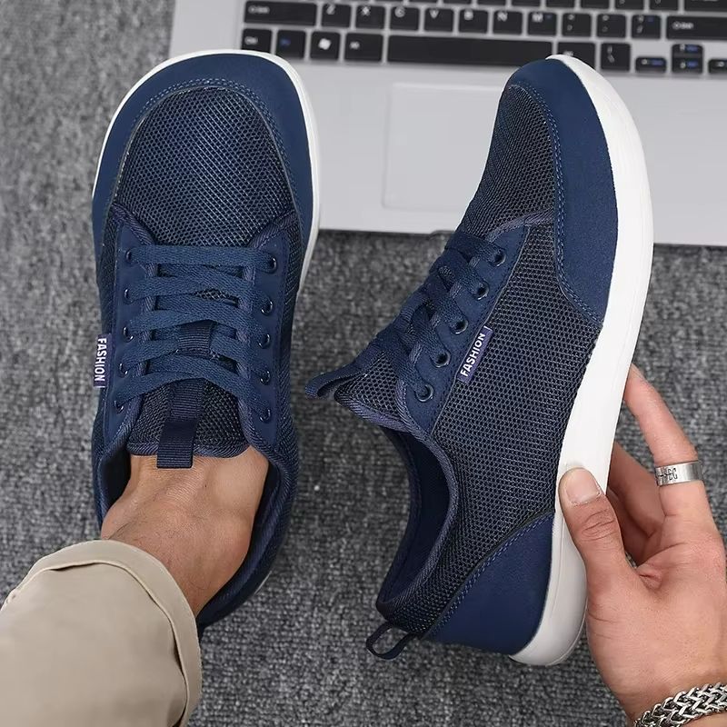 StrideFlex Mens Wide Toe Barefoot Sneakers  Breathable Lightweight  Trendy 4