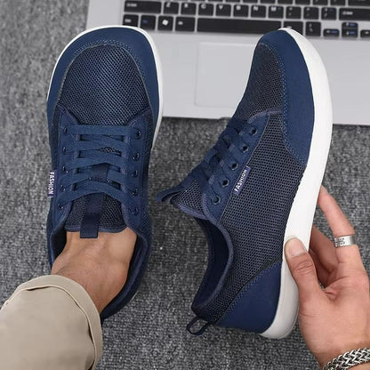 StrideFlex Mens Wide Toe Barefoot Sneakers  Breathable Lightweight  Trendy 4