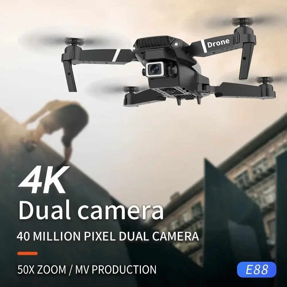 Compact Foldable Camera Drone with WiFi and Dual HD Recording