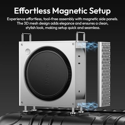 Sleek Aluminum Cooling Case For Mac Mini M4 And M4 Pro 2