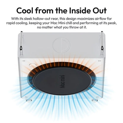 Sleek Aluminum Cooling Case For Mac Mini M4 And M4 Pro 4