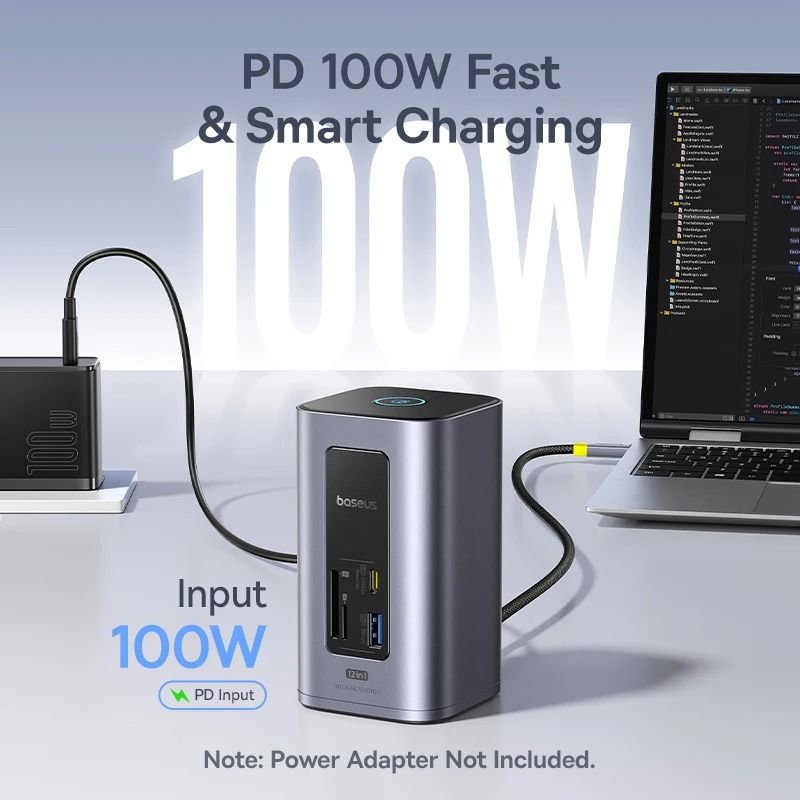 Versatile 12 In 1 USB C Docking Station With Dual 4K Display And Ethernet 4