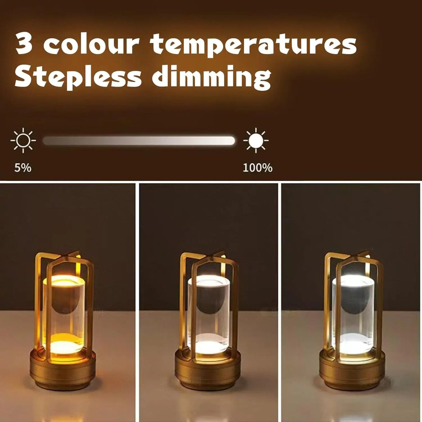Portable Rechargeable Touch Controlled LED Table Lamp For Ambient Lighting 1