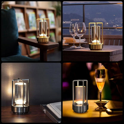 Portable Rechargeable Touch Controlled LED Table Lamp For Ambient Lighting 5
