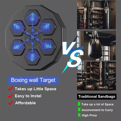 Interactive Music Boxing Wall Target For Agility Training 1
