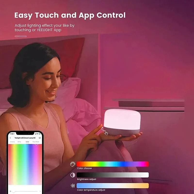 Smart LED Ambient Night Lamp With WiFi App And Voice Control 2