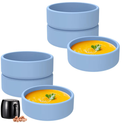 Silicone Egg Poacher Cups  Nonstick Egg Molds For Air Fryer Microwave  Oven 9