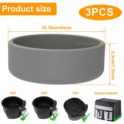 Silicone Egg Poacher Cups  Nonstick Egg Molds For Air Fryer Microwave  Oven 3