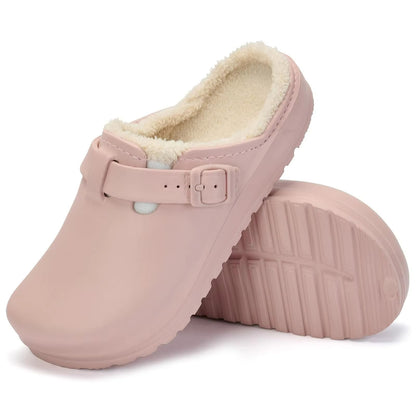 CozyHaven Women's Fuzzy Slippers – Waterproof, Plush-Lined & Anti-Slip Comfort