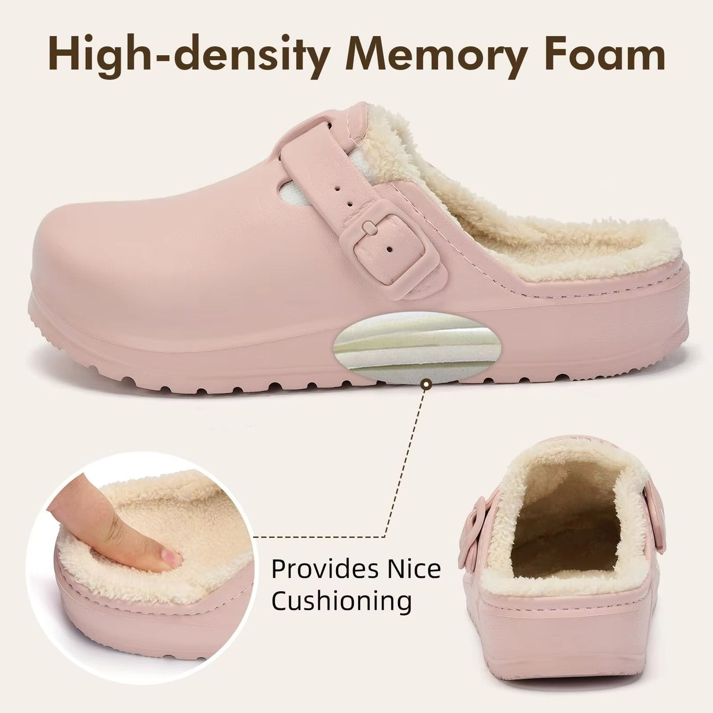 CozyHaven Womens Fuzzy Slippers  Waterproof PlushLined  AntiSlip Comfort 4