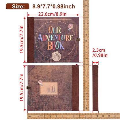 Our Adventure Book DIY Scrapbook Album  Handmade Retro Photo Album For Wedding Anniversary  Memory  2