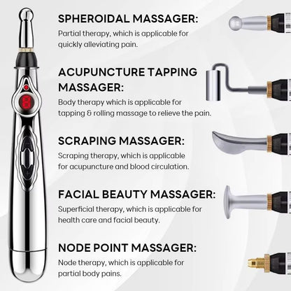 Electronic Acupuncture Pen  Meridian Energy Massage Device For Pain Relief  Physical Therapy 3