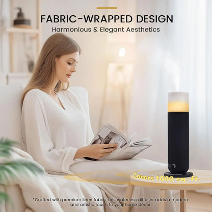Waterless Essential Oil Diffuser With Candlelight Hotel Room Fragrance Diffuser Machine Atmosphere  3