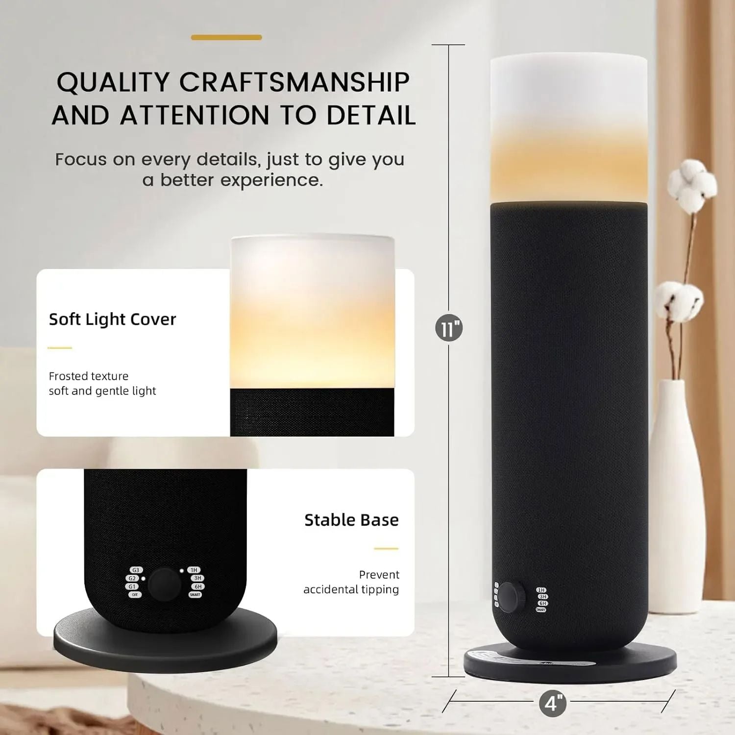 Waterless Essential Oil Diffuser With Candlelight Hotel Room Fragrance Diffuser Machine Atmosphere  1