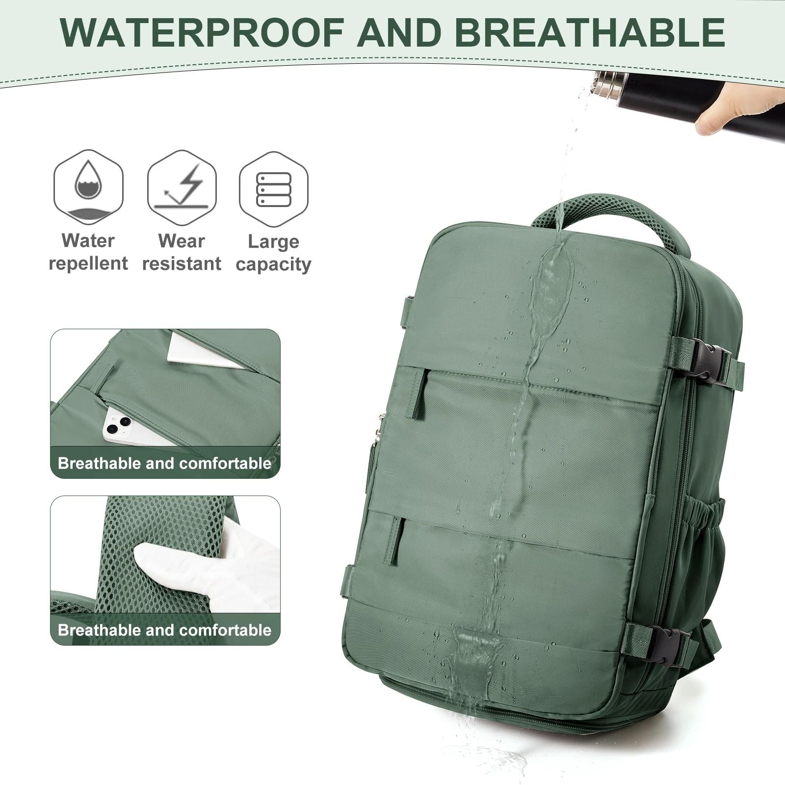 Ryanair Backpack Cabin Bag Travel Backpack For Men  Women Hand Luggage Laptop Backpack Mochila Para 4