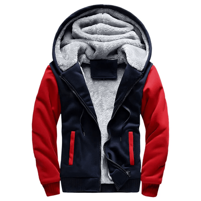Winter Camo Jacket For Men Thick FleeceLined Hooded Coat Long Sleeve Casual Streetwear Jacket For C 5