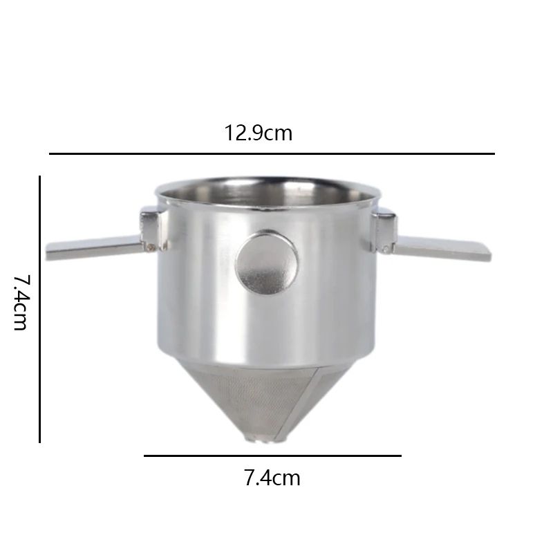 Portable Stainless Steel Hanging Ear Coffee Filter Cup Hand Flush Reusable FilterFree Funnel Coffee 5