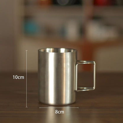 Portable Stainless Steel Hanging Ear Coffee Filter Cup Hand Flush Reusable FilterFree Funnel Coffee 6
