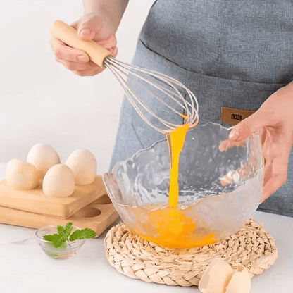 NonStick Silicone Cooking Utensils Set Wooden Handle Spatula  Spoon HeatResistant Kitchen Tools Mul 1