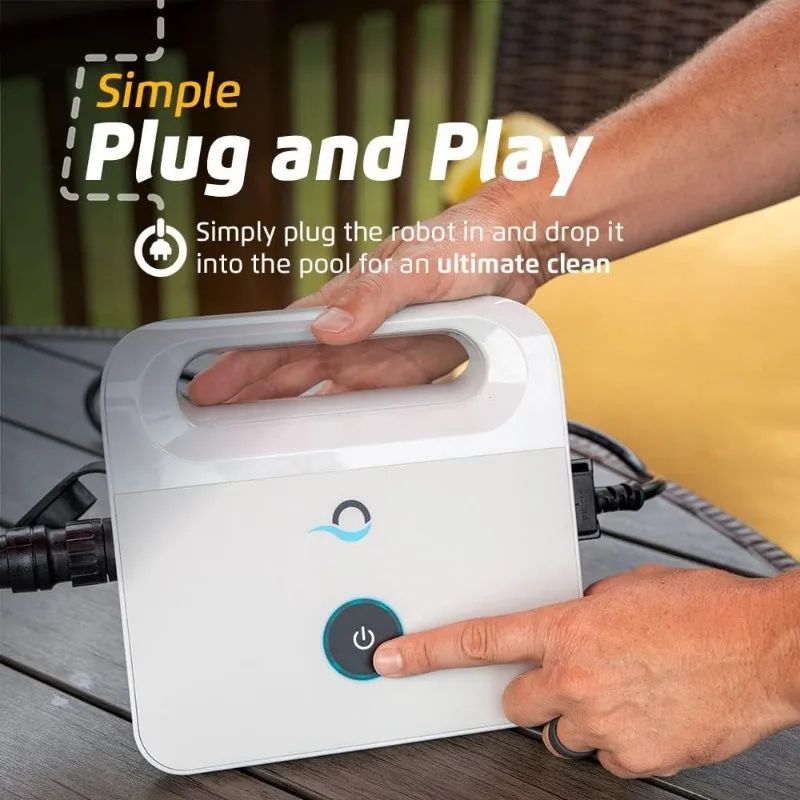 Dolphin E10 Automatic Robotic Pool Vacuum Cleaner Smart Navigation Active Scrubber Brush Top Load F 5
