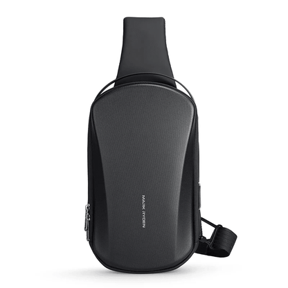 Waterproof Crossbody Bag With USB Port MarkRyden Ratio Arc Mini HardShell Daily Shoulder Bag 9