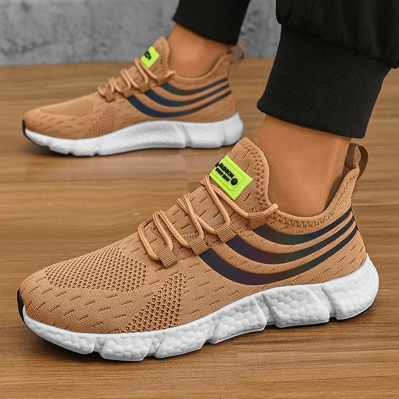 Mens Casual Sports Shoes, Lightweight, Breathable Sneakers for Running, Walking & Jogging, Anti-Slip Athletic Shoes